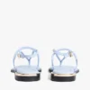 Lädersandal med metalliska detaljer Lädersandal med metalliska detaljer