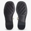 Lädersandal med metalliska detaljer Lädersandal med metalliska detaljer