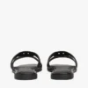 Lädersandal med TH Monogram