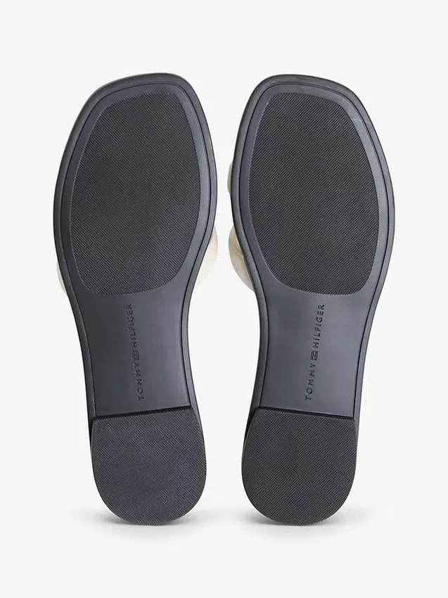 Lädersandal med TH Monogram Lädersandal med TH Monogram