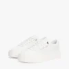 Lädersneakers med plattform Lädersneakers med plattform