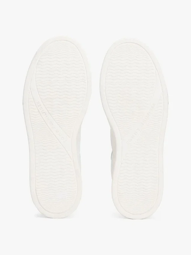 Lädersneakers med plattform Lädersneakers med plattform