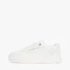 Lädersneakers med plattform Lädersneakers med plattform