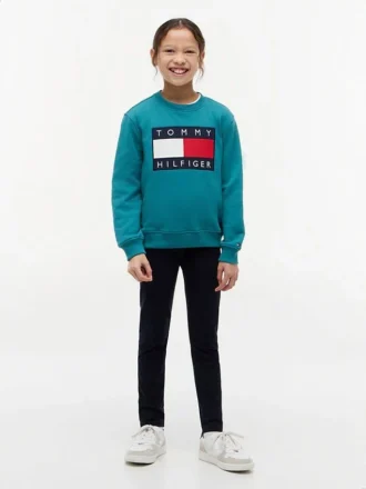 Leggings med Tommy-logotyp för barn