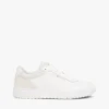 Låg sneaker i läder- och mockablandning Låg sneaker i läder- och mockablandning