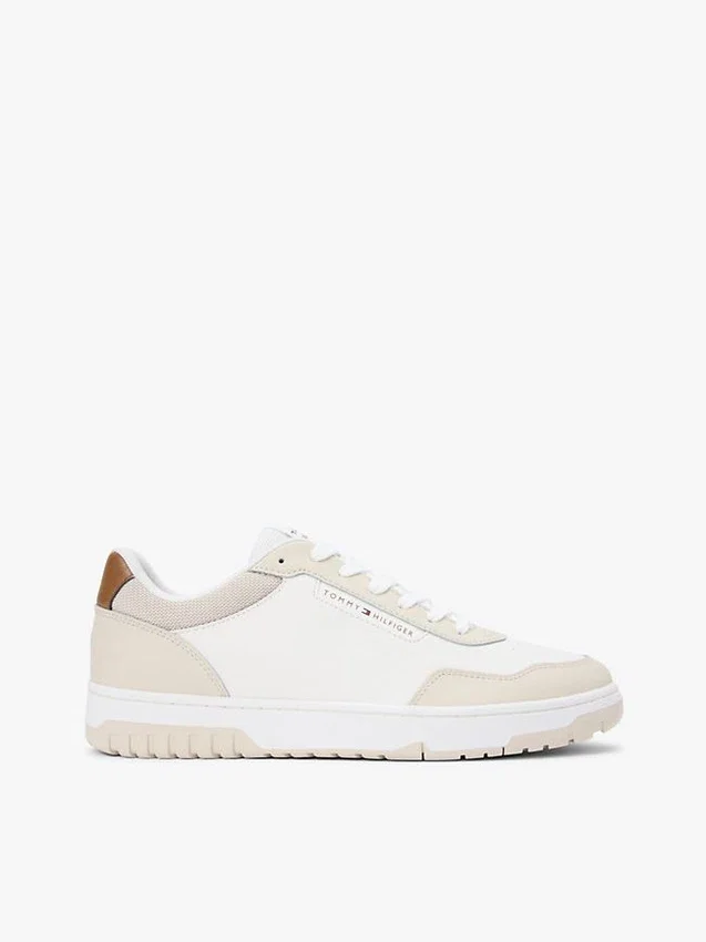 Låg sneaker i läderblandning Låg sneaker i läderblandning