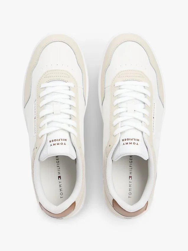 Låg sneaker i läderblandning Låg sneaker i läderblandning