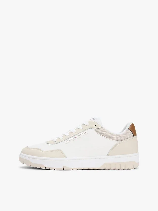 Låg sneaker i läderblandning Låg sneaker i läderblandning