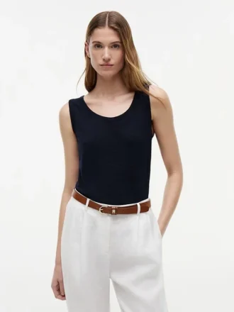 Linneblandad jersey-linne
