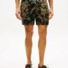 LinneShorts med tropiskt tryck LinneShorts med tropiskt tryck