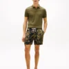 LinneShorts med tropiskt tryck LinneShorts med tropiskt tryck