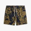 LinneShorts med tropiskt tryck LinneShorts med tropiskt tryck