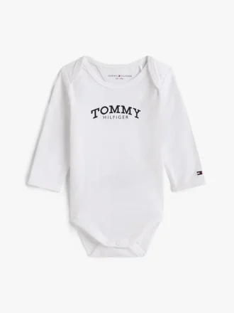 Långärmad body med monotyp-logotyp för Baby