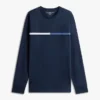 Långärmad T-shirt med ton-i-ton-flagga-logo