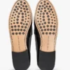 Loafers i läder med kedjelänk