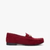 Loafers i mocka med kedjelänk Loafers i mocka med kedjelänk