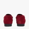 Loafers i mocka med kedjelänk Loafers i mocka med kedjelänk
