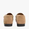 Loafers i mocka med kedjelänk