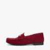 Loafers i mocka med kedjelänk Loafers i mocka med kedjelänk