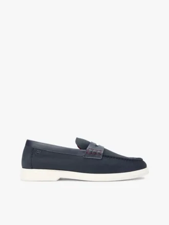 Loafers i nubuckläder