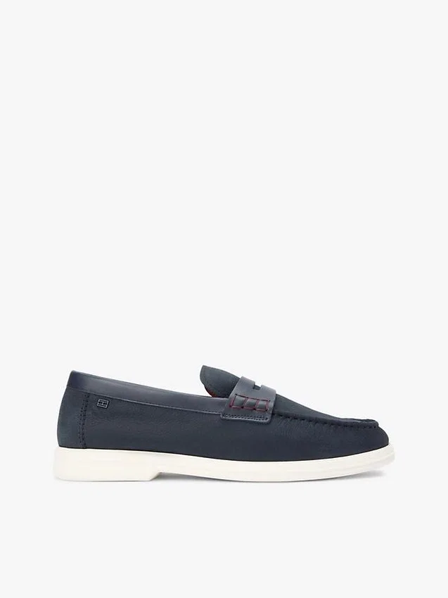 Loafers i nubuckläder Loafers i nubuckläder