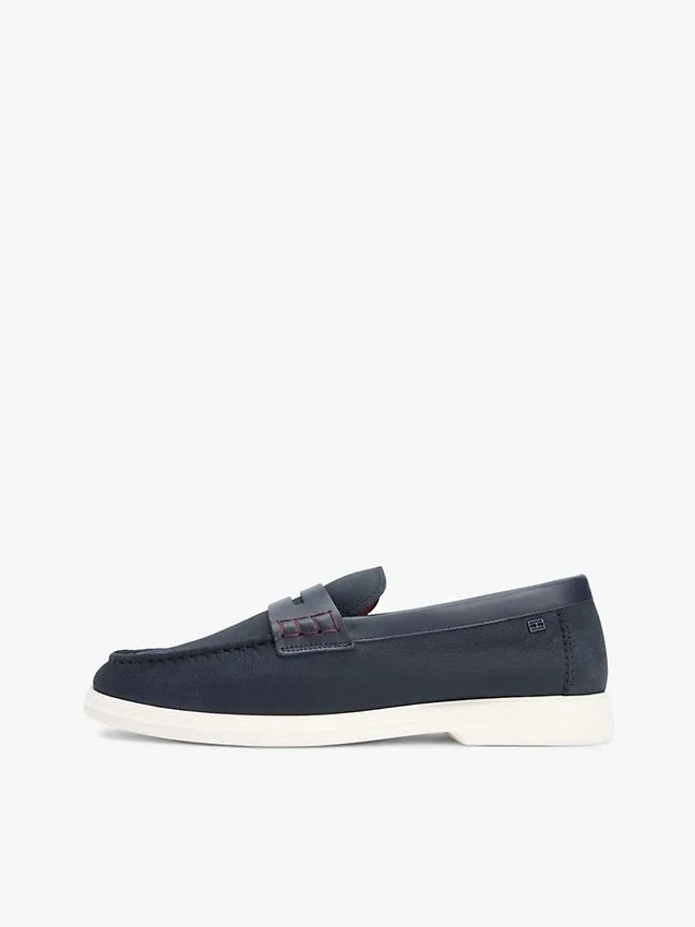 Loafers i nubuckläder Loafers i nubuckläder
