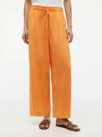 Lätt linneblandningsbyxa