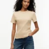 Lätt ribbstickad T-shirt