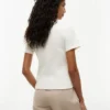 Lätt ribbstickad T-shirt