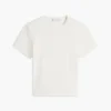 Lätt ribbstickad T-shirt