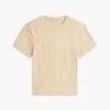 Lätt ribbstickad T-shirt