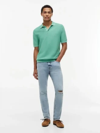 Lätt stretchjeans i smal passform