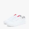 Lättviktig court-sneaker i lädermix