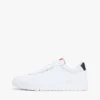 Lättviktig court-sneaker i lädermix