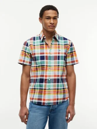 Madras-skjorta i regular fit