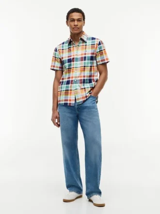 Madras-skjorta i regular fit