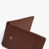 Magnetisk bifold-plånbok i kornigt läder Magnetisk bifold-plånbok i kornigt läder