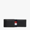 Magnetisk bifold-plånbok i kornigt läder