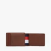 Magnetisk bifold-plånbok i kornigt läder Magnetisk bifold-plånbok i kornigt läder