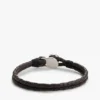 Marint flätat läderarmband Marint flätat läderarmband