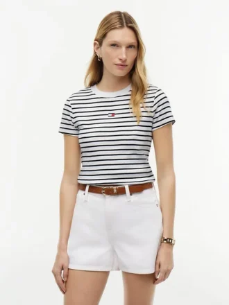 Mini Flag Logo Striped Favorite T-shirt