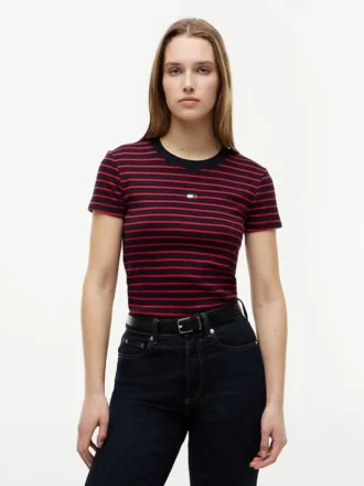 Mini Flag Logo Striped Favorite T-shirt