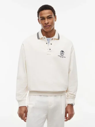 Monogram Crest Rugby Polo-tröja