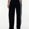 Monogram Crest Velour Track Byxor
