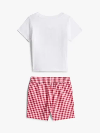 Monogram-T-shirt och Shorts i set för Baby