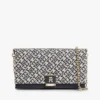 Monogramlås Jacquardkedja Crossbody