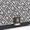 Monogramlås Jacquardkedja Crossbody