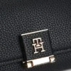 Monogramlås, trefaldig plånbok med struktur