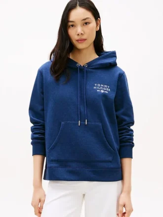 Monotype Logo Heathered Hoodie