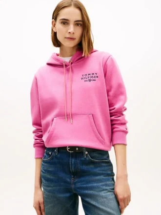 Monotype Logo Heathered Hoodie